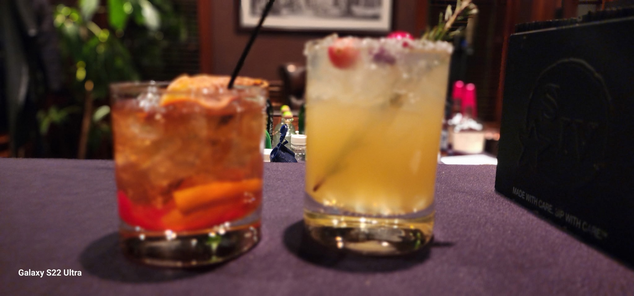 Food and drink presentation