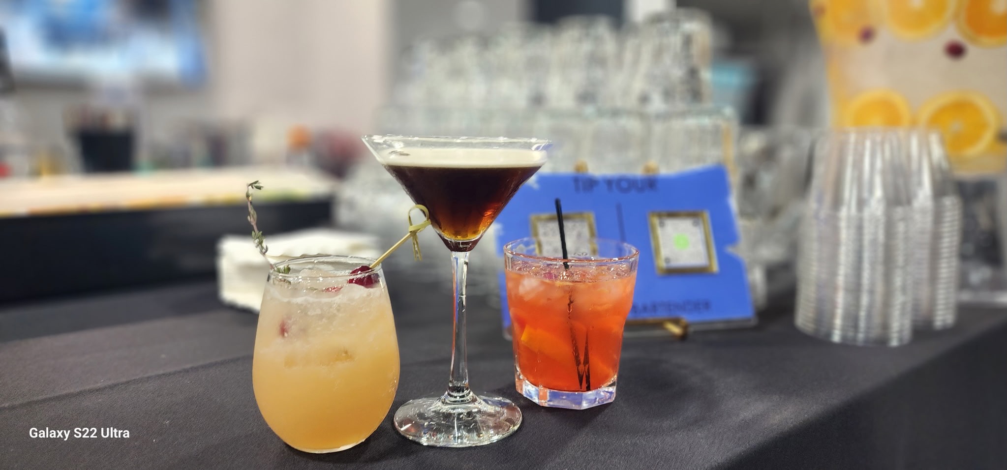 Food and drink presentation